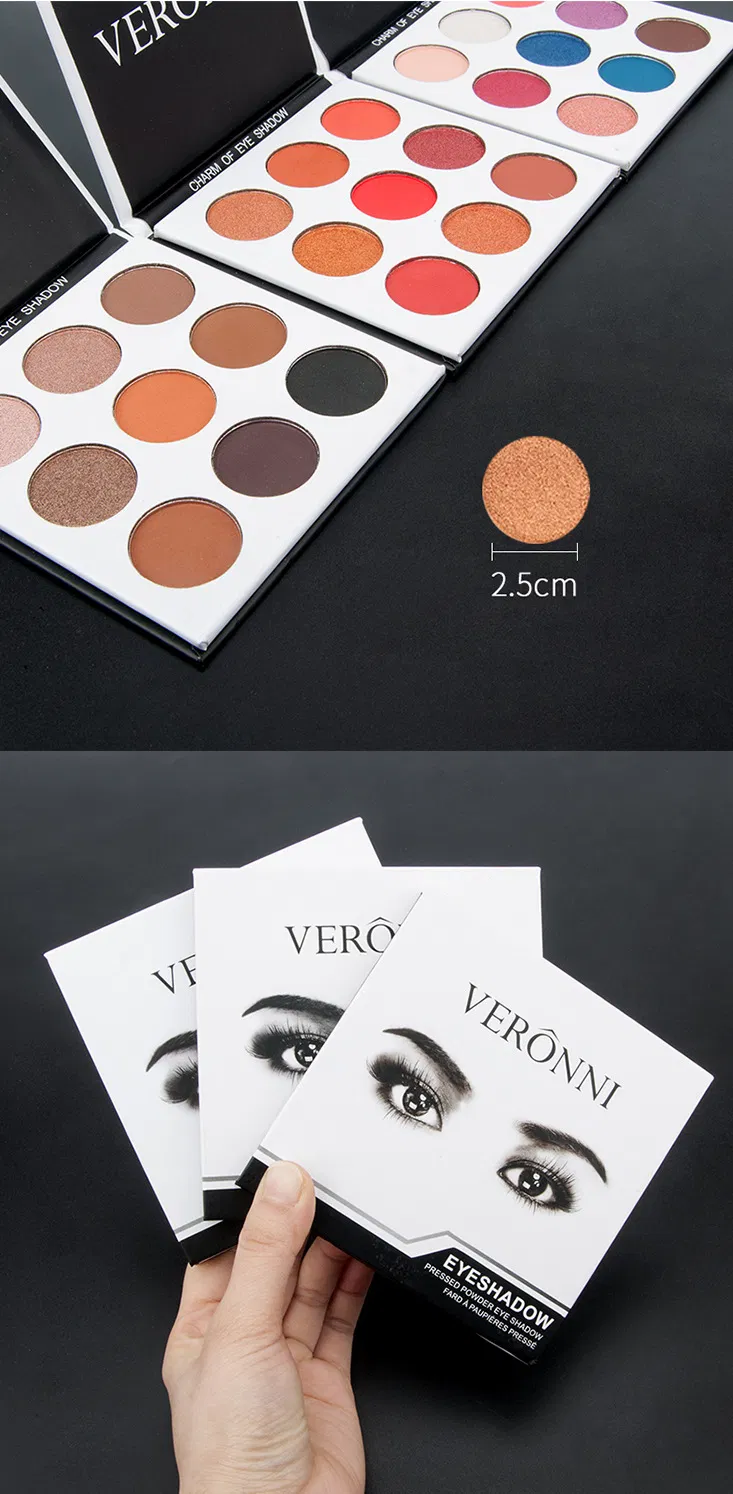 Wnm217 Hot Sale Eyeshadow Palette 9 Color Eyeshadow 9 Color Eyeshadow Palette Retro Makeup Cheap Eyeshadow Palette Wholesale