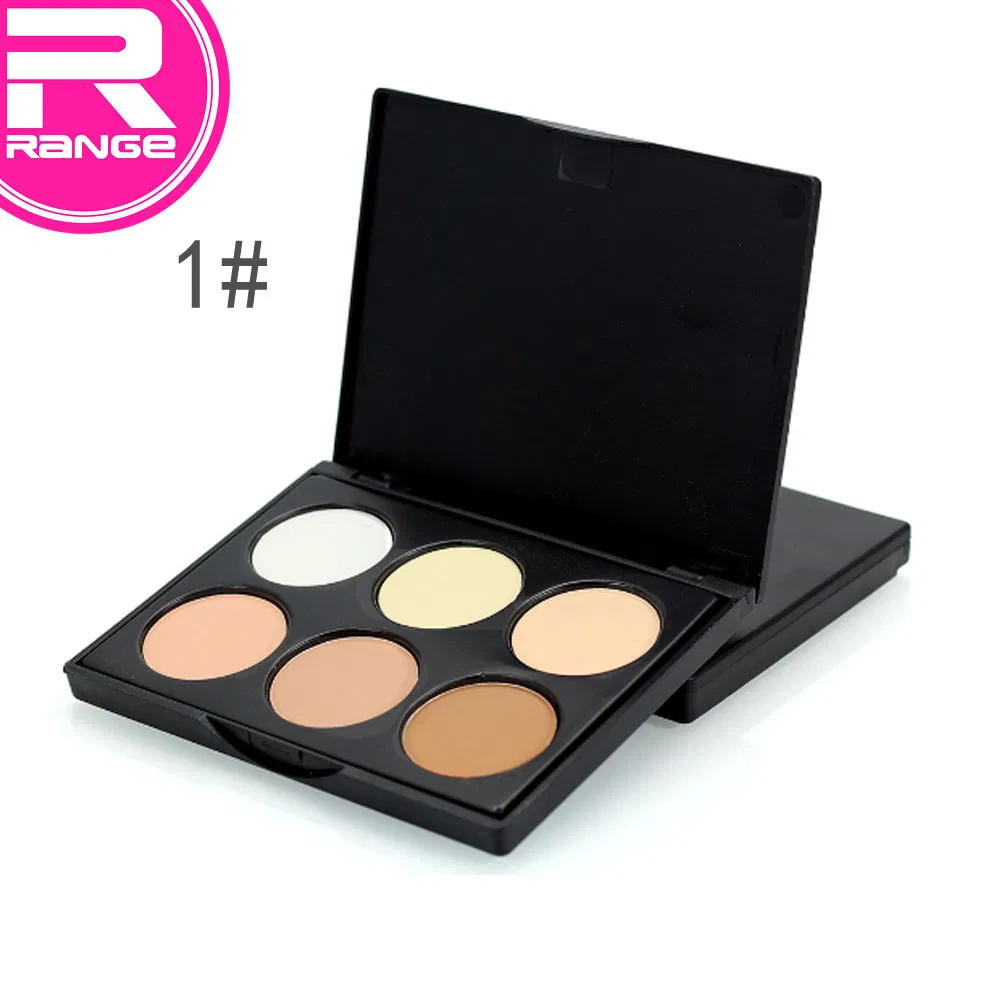 Private Label Makeup 6 Colors Highlight Contour Palette