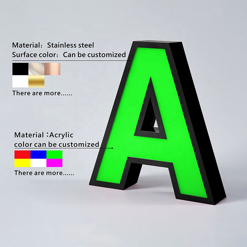 Company Logo Ezd Face Lit Luminous 3D LED Channel Letter Light Sign