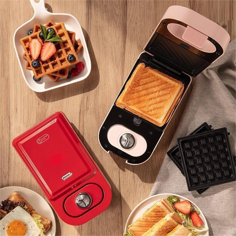 Hot Sale Toaster Baking Breakfast Machine Timed Waffle Maker Electric Sandwich Maker