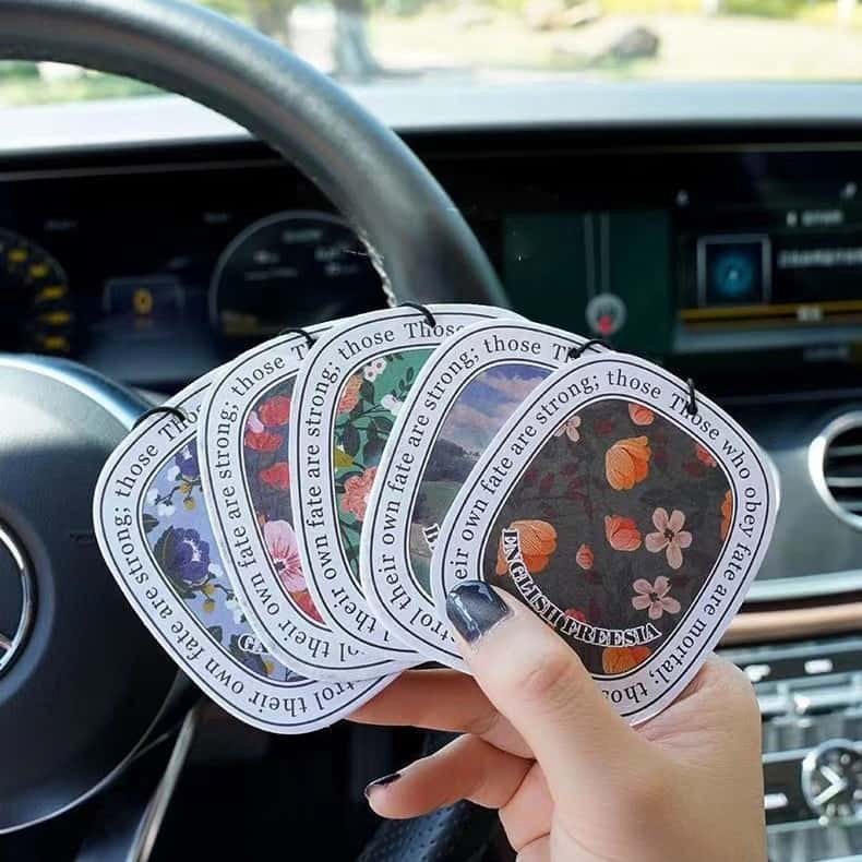 Customized Fragrances Paper Air Freshener Car Perfume Hanging Air Freshener