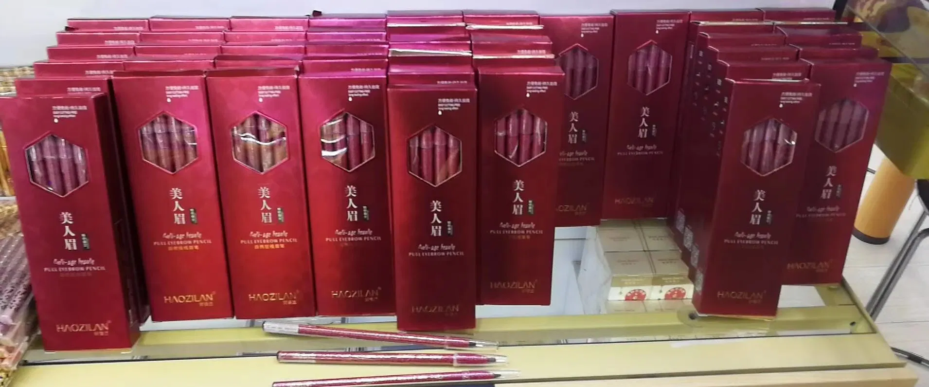 Ss301 Waterproof Thin Brow Enhancers Private Label Eyebrow Pencil Slim Have Stock