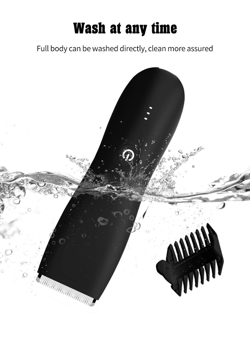 Groomer Waterproof Clippers Electric Men Body Grooming Rechargeable Hair Trimmer