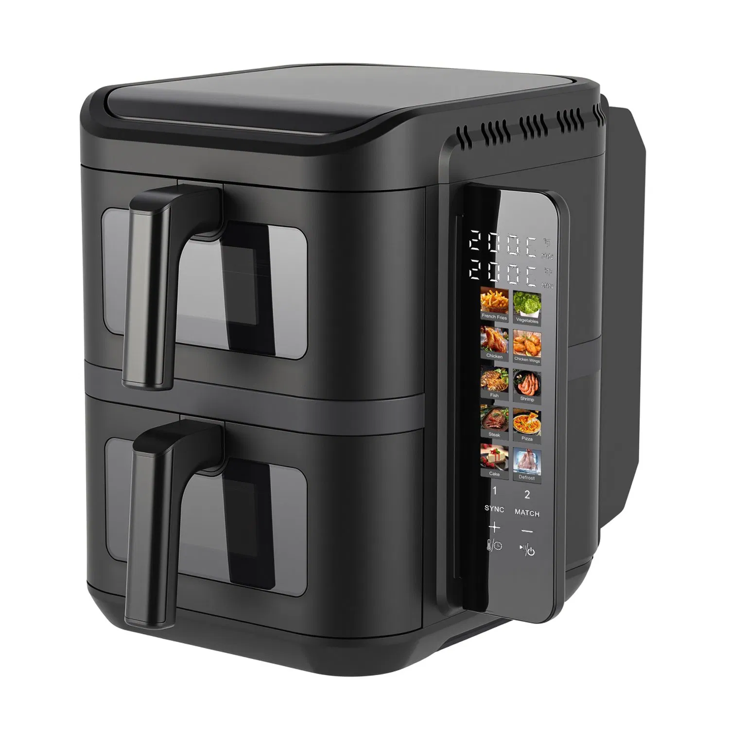 Foldable Screen Air Fryer with Dual Stack 11L Air Fryer