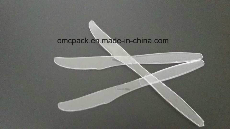 PS Transparent Plastic Knife for Kitchen