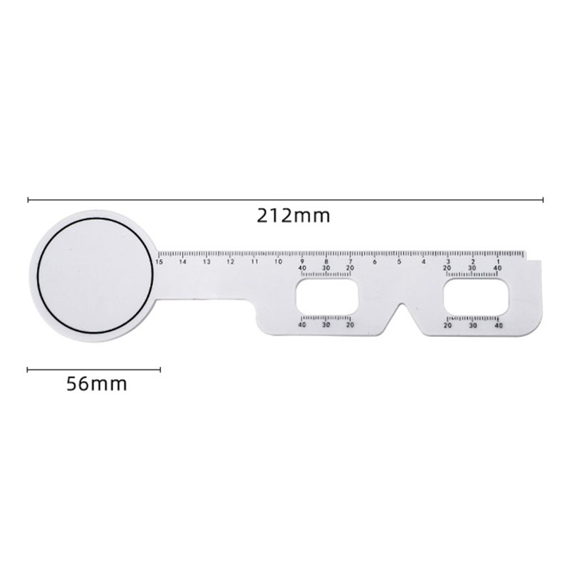 Industrial - Grade Clear Scale Multi - Purpose Eye Occluder and Pupil Distance Ruler