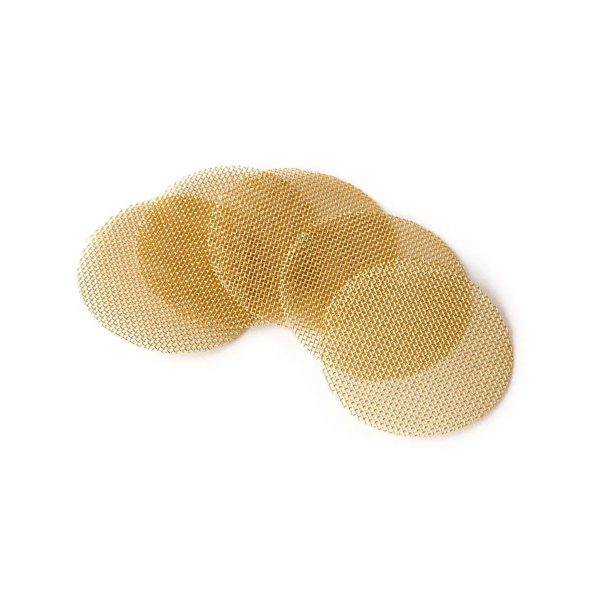 Rimmed Domed Screen for Crystal Smoking Pipes