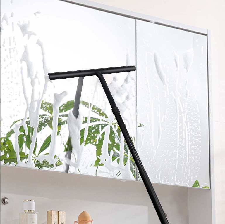 Window Scraper Long Handle Washing Cleaner Glass Squeegee Multi-Function Cleaning Tool Scraper