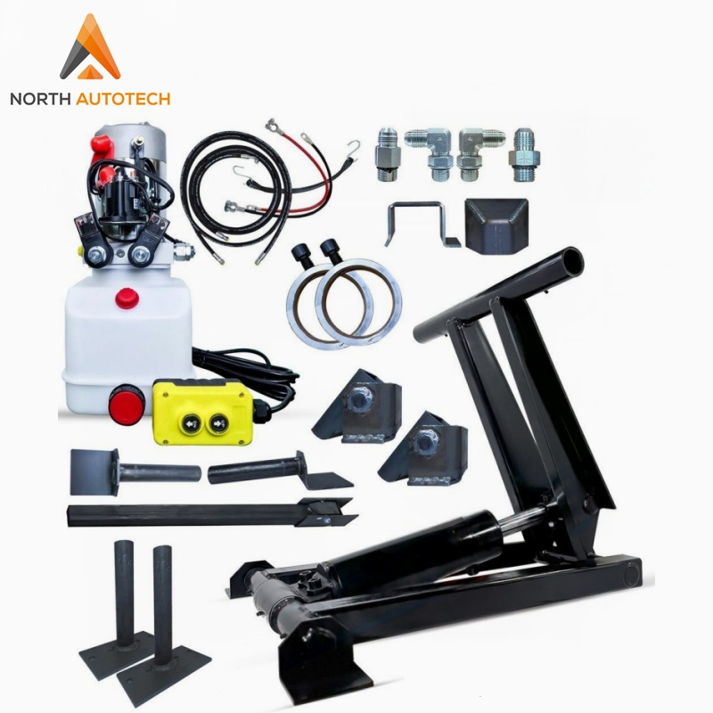 Гидравлический подъемник для самосвального прицепа 10 тонн 12В