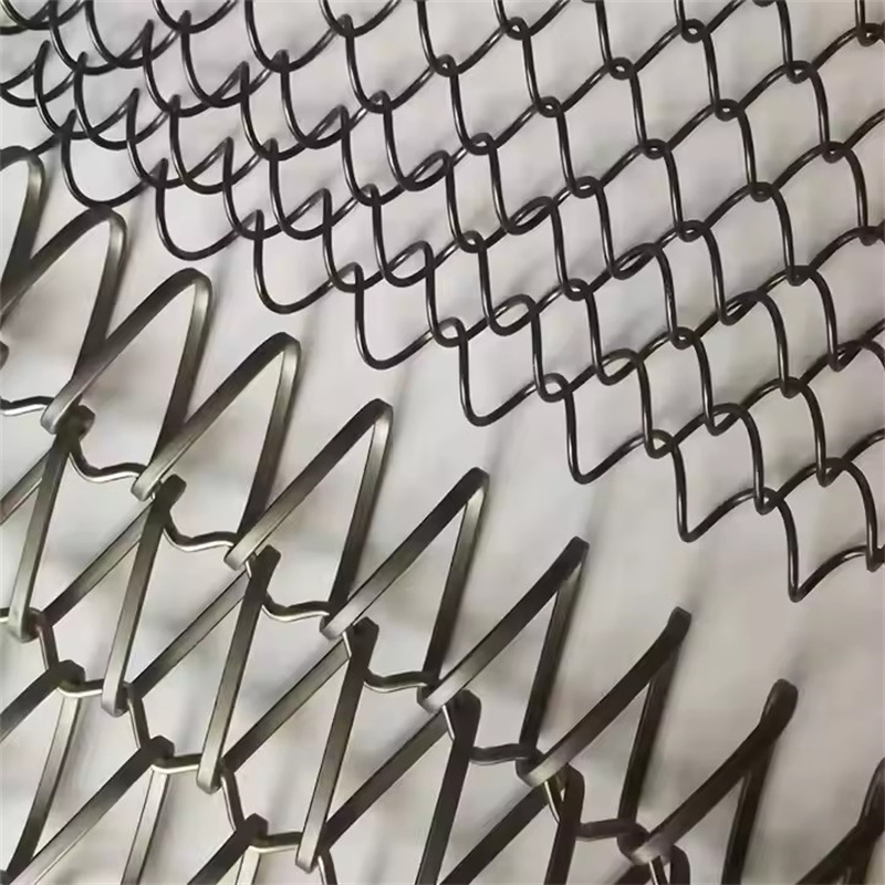 Home Decoration Aluminum Curtain Wire Mesh Patterns Office Building Partition Decorative Mesh