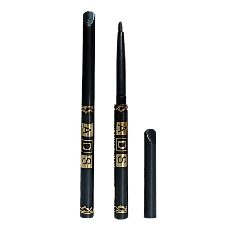 ADS Black White 12PCS for Bag Auto Rotating Eyeliner Eyebrow Pencil Makeup