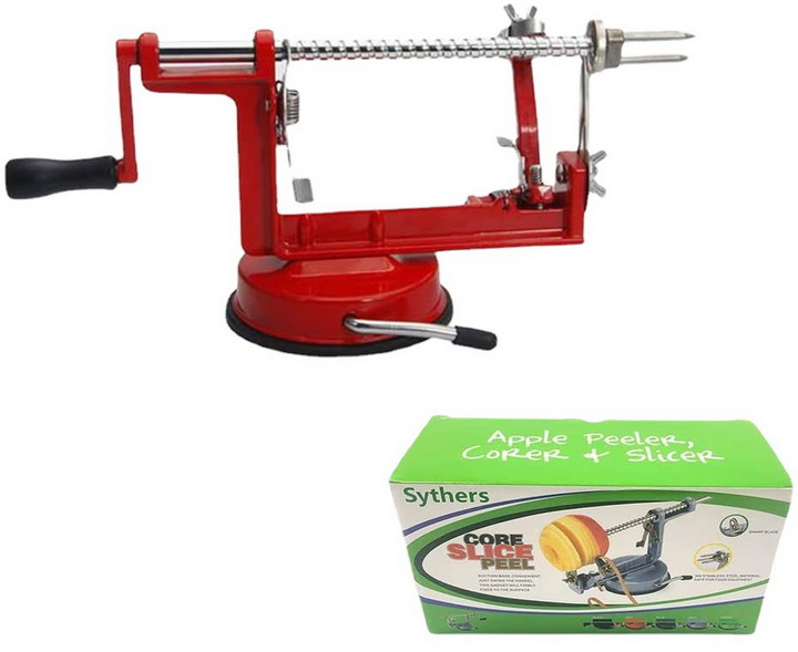 Amazon Hot Sell Household Aluminum Multifunctional 3-in-1 Manual Potato Pear Persimmon Apple Peeler