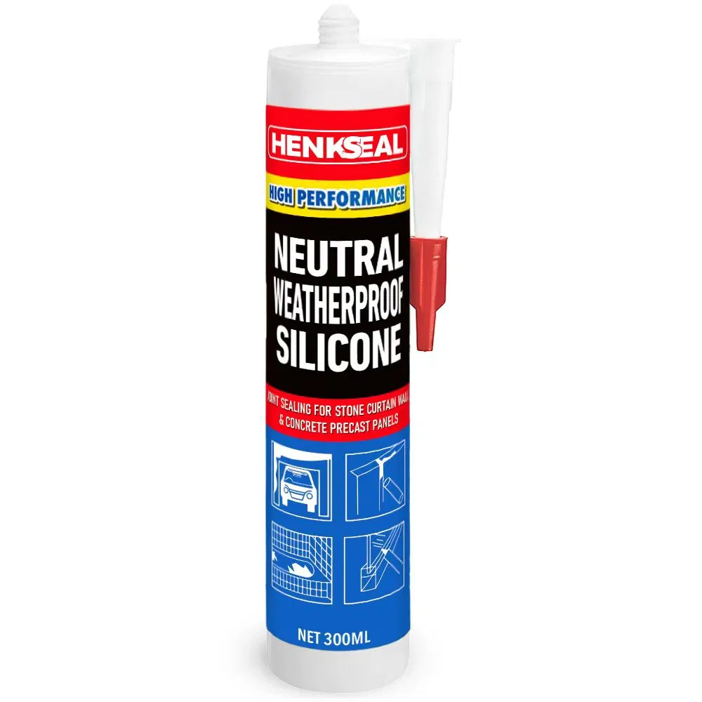 Henkseal® General Purpose Weatherproof Silicone Sealant for Outdoor, Boats and Marine Use