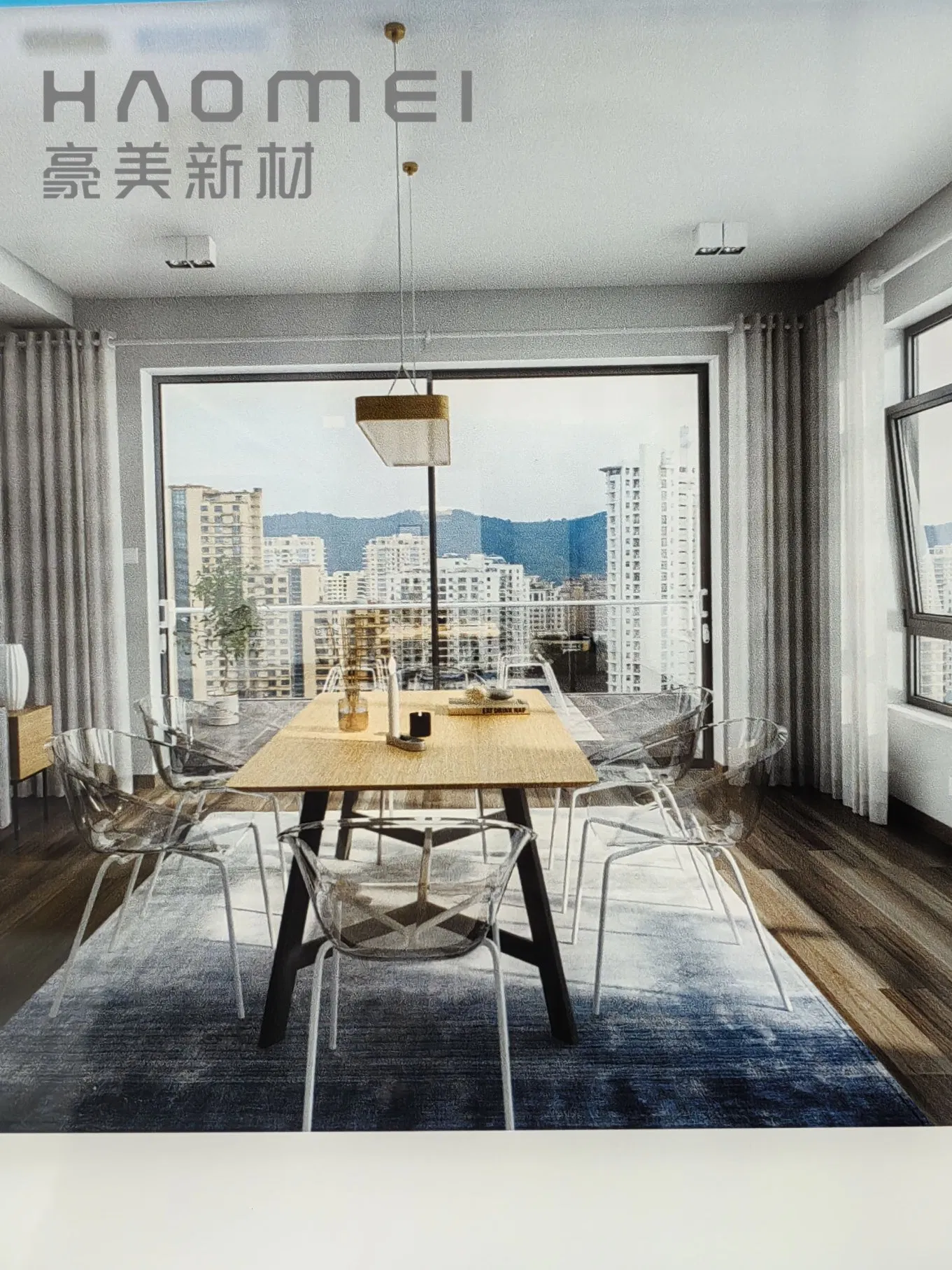 Factory Direct Supply Curtain Wall Section for Office Building