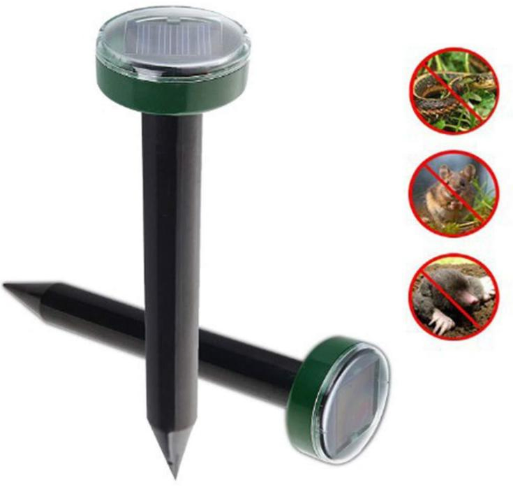 Solar Bird Control Ultrasonic Sounds Repellent Dog Cat Mouse Pest Repeller