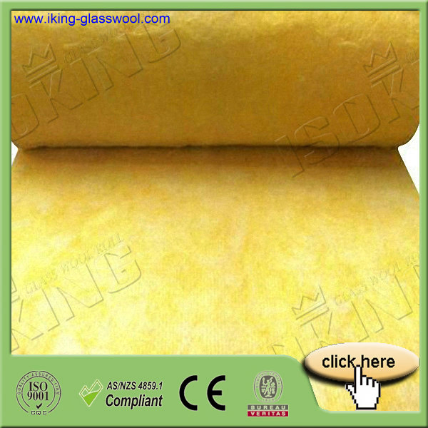 Isoking Formaldehyde-Free Glass Wool Insulation R11 / R13 / R19 / R21 Eco-Friendly Thermal Acoustic Insulation Material