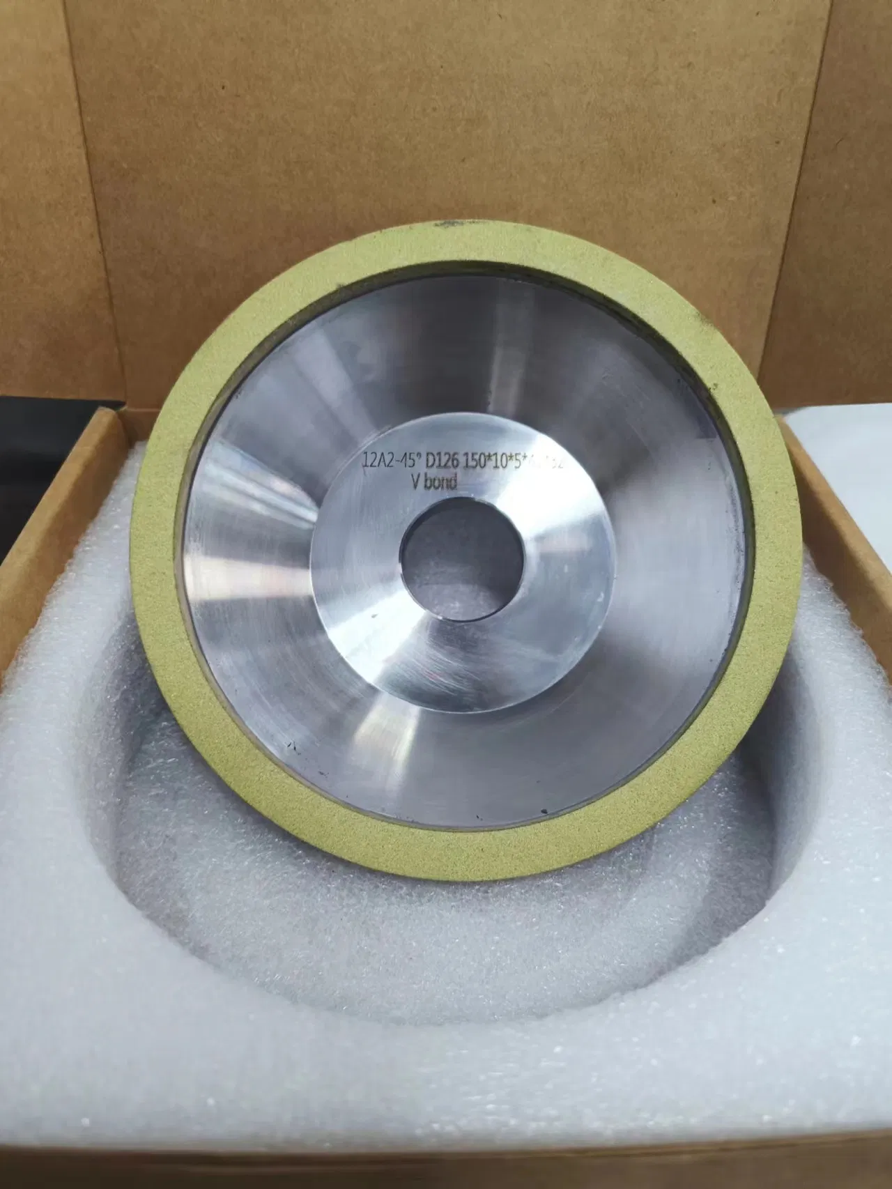 Алмазный шлифовальный круг 12A2 OD150, витрифицированная связка