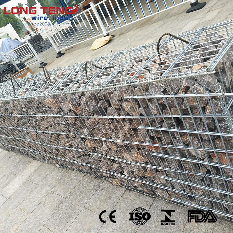 Factory Price Retaining Wall Stone Filled Hot Dipped Galvanized Welded Gabion Basket
