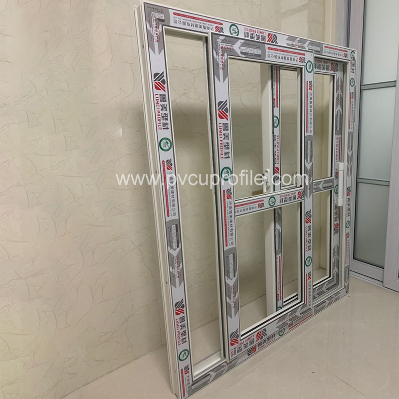 Double Glazed Glass Sliding Screen Door UPVC Patio Door