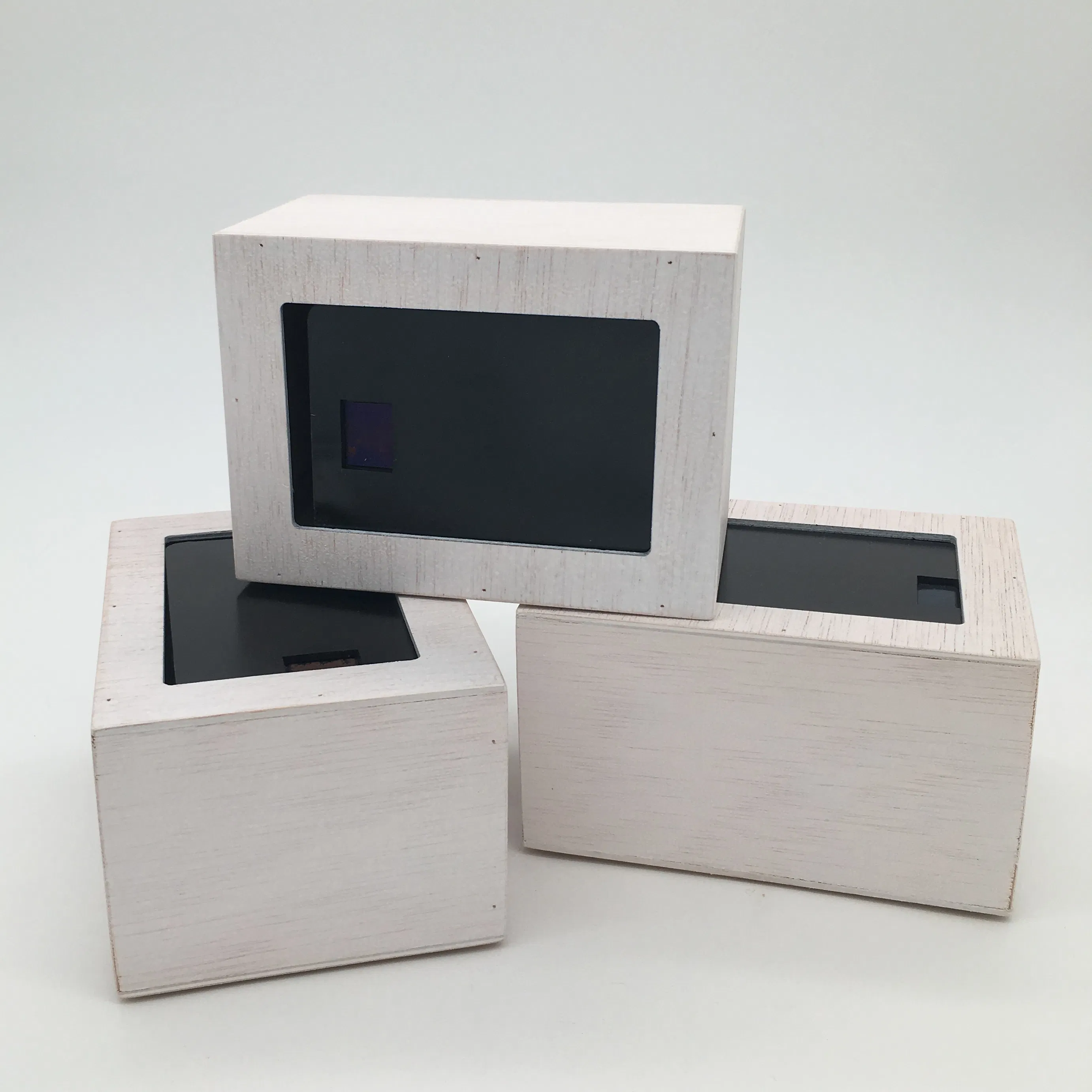 Restaurants and Coffee Shops Custom Painting Natural Pine Wood Tissue Box Ring Napkin Holder