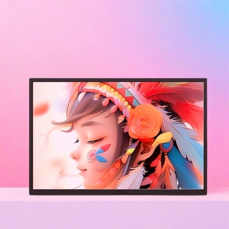 15.6-Inch HD Portable LCD Monitor, Compatible with Switch, P|S|4/5 TV Set-Top Boxes, Mobile Phones, Computers and Laptops for an Extended Screen