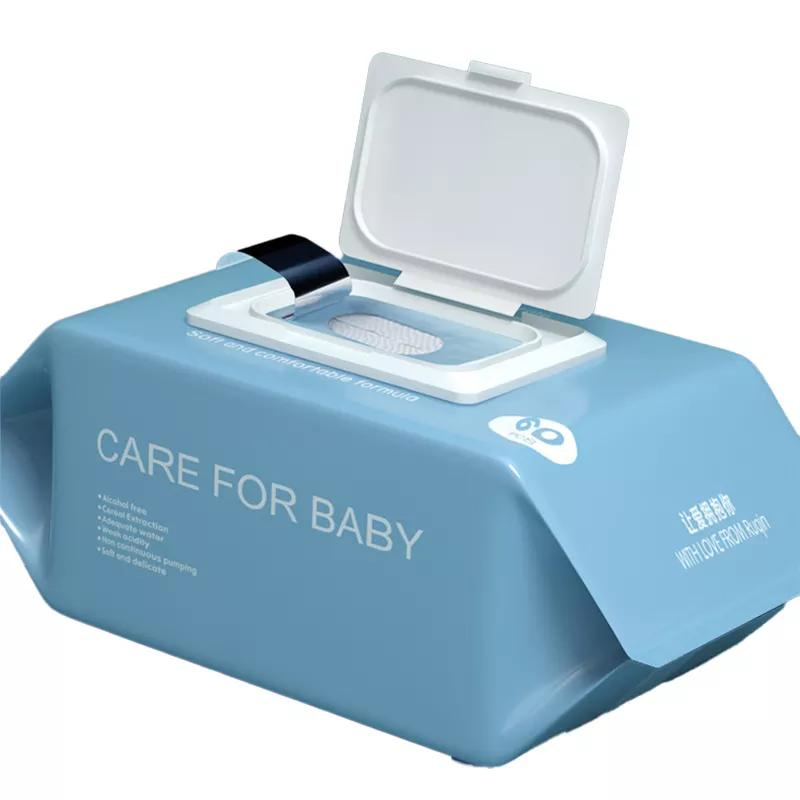 Customized Biodegradable 99% Water Baby's Wipes Organic Bamboo Fiber Baby Wet Wipes for Sensitive Skin