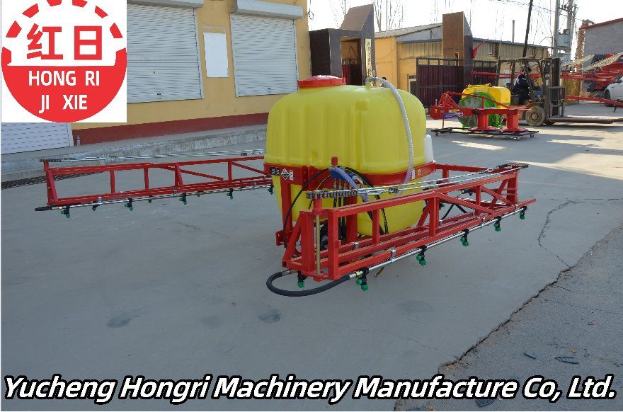 High Quality Agricultural Tractor 3 Point Mounted Farmland Power 500L Tank Boom Sprayer