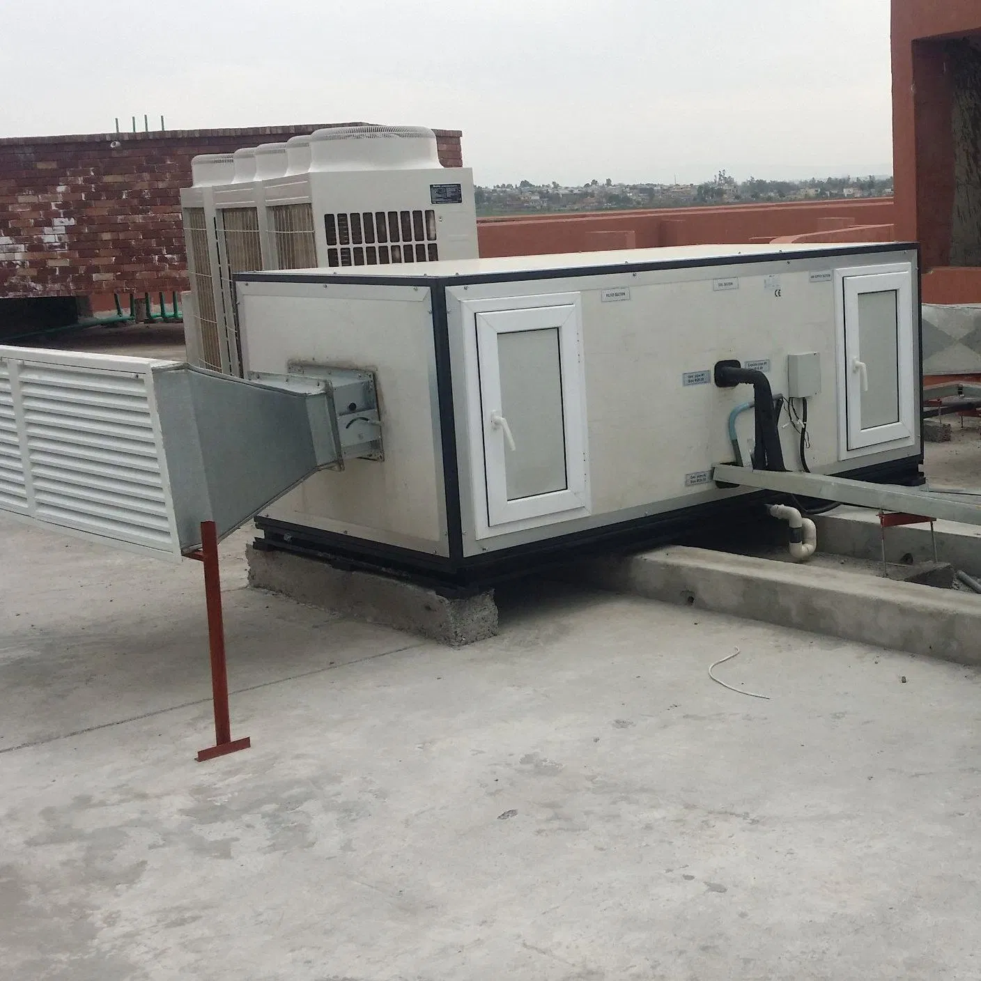 China Factory Hospital Medical Hygenic Pharmacutial Dx Ahu Horizontal Vertical Fresh Air Dehumidifier Heat Recovery HEPA Modular Type Air Handling Unit