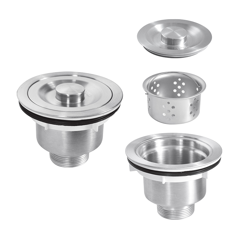 Single Bowl Sink Drainer Basin Drainer with Siphon Pipe Sink Drainer Bottle Trap Drain Strainers