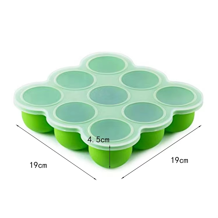 Pop Leakproof Multi Compartment Container Stackable Clamshell Baby Silicon Storage Food Container