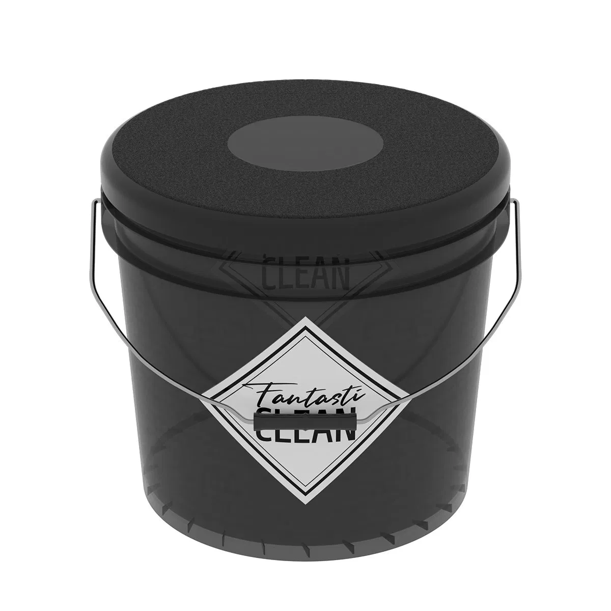 Fantasticlean Portable PP 13L Car Washing Bucket with Lid Factory Supply for Car Detailing