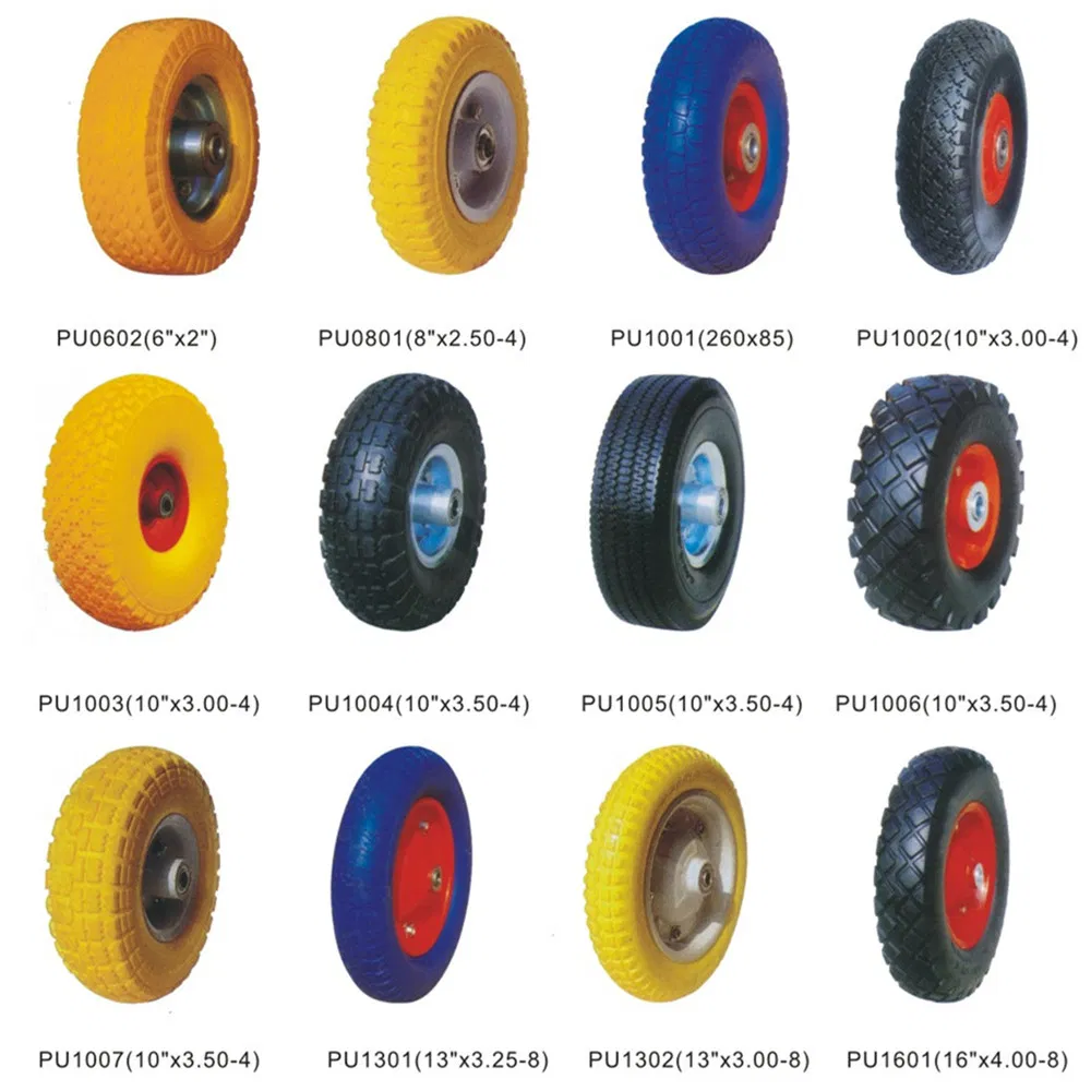 Garden and Cement Floor Flat Free PU Foam Wheels