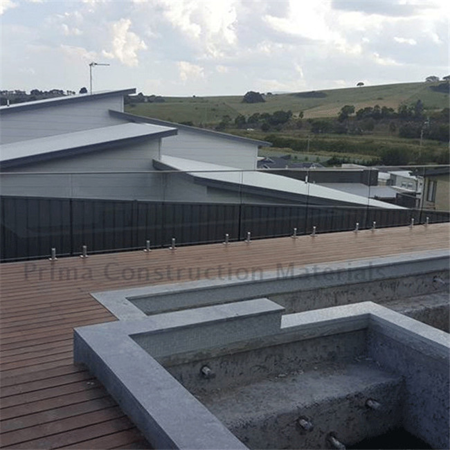 Factory Wholesale OEM EDM Deck Balcony Tempered Glass Spigot Railing