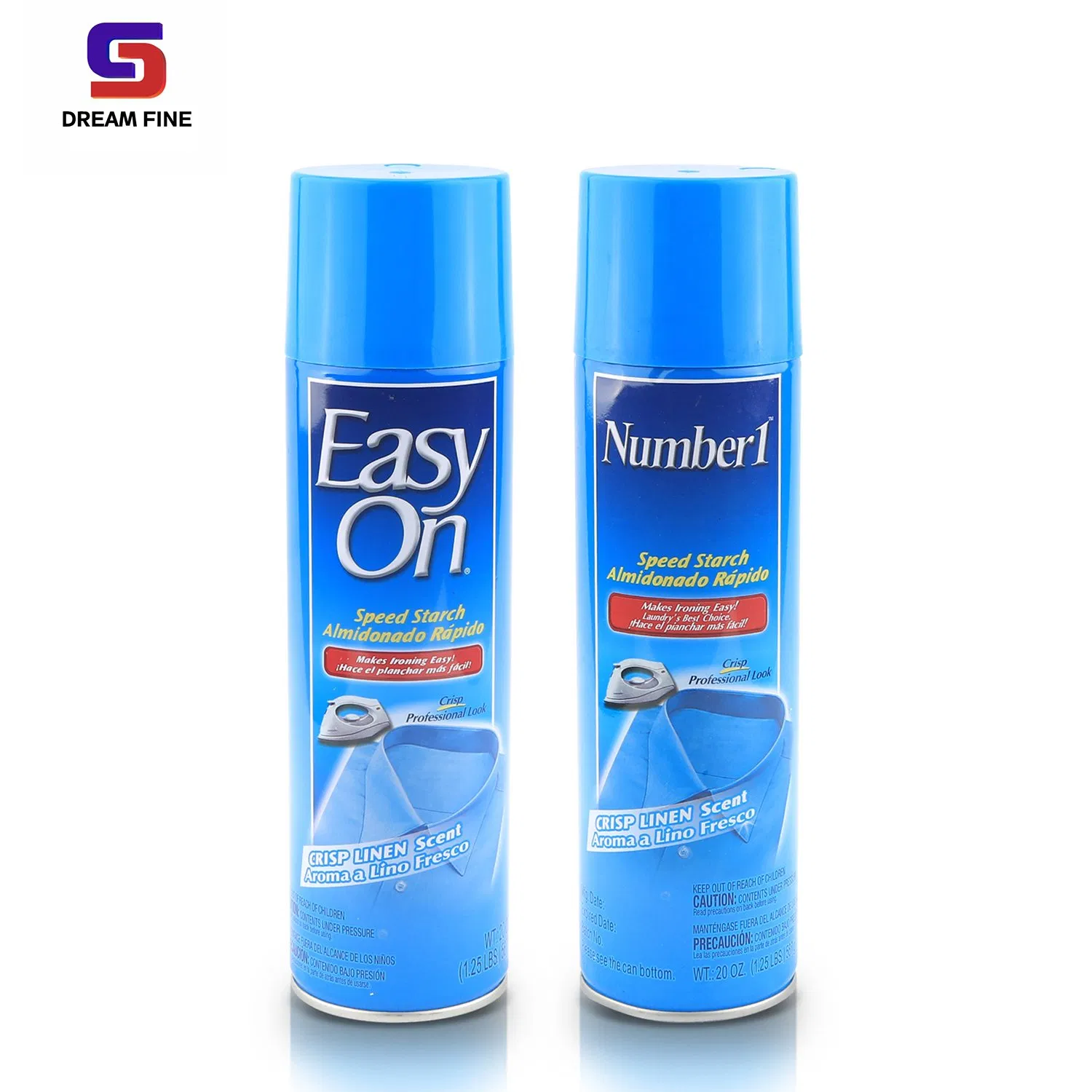 Easy on Premium Ironing Starch Spray for Wrinkle-Free Clothes