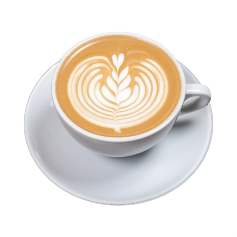 Wholesale Commercial White Porcelain Latte Coffee Cup and Saucer