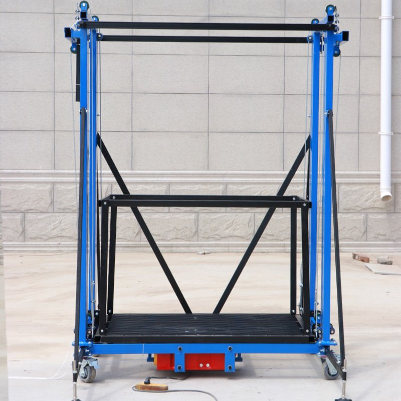 660lbs-1100lbs Mobile Electrical Scaffolding Lift/Automatic Lifting Scaffold with Wheel Lifter for Walls