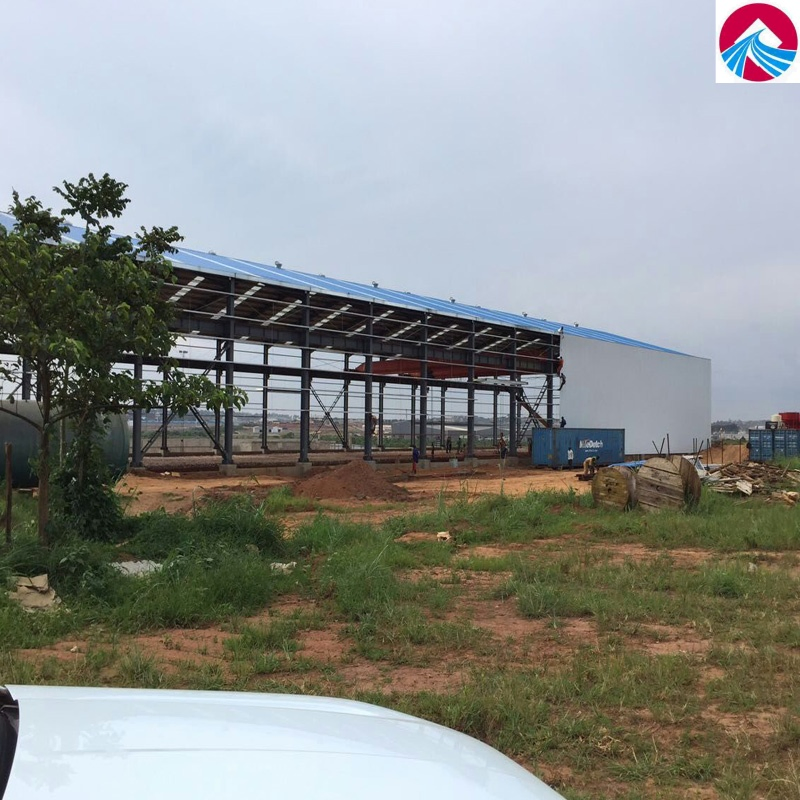 Customizable Galvanized Metal Material Building Prefabricated Steel Structure Workshop