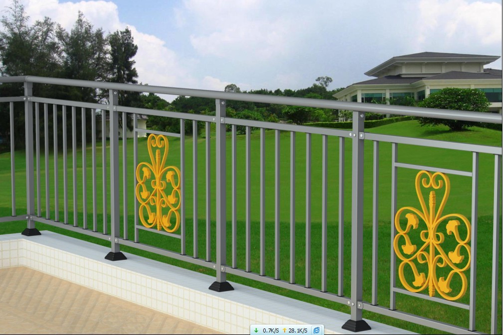 Easily Installation Balcony Railing Fence Panels Metal Fence Handrail