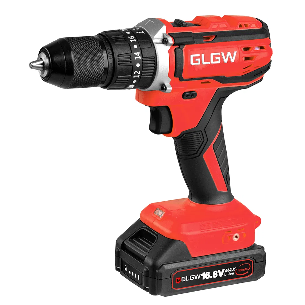Glgw 21V Brushless Powerful Cordless Electric Power Drills Impact Drills Angle Grinder Hammer Electric Tool Kit Power Tools Set Box