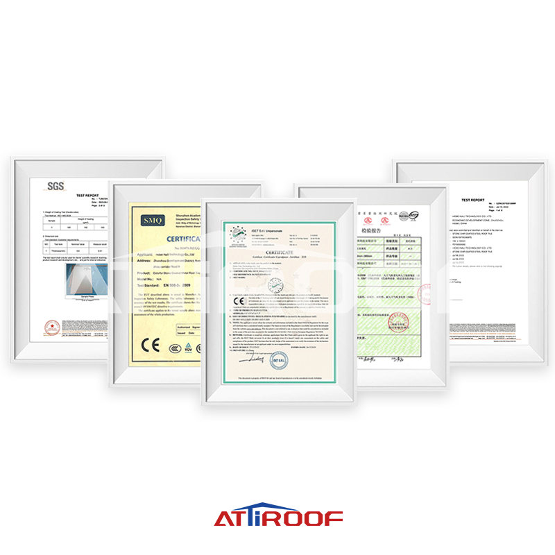 Building Roofing Material 0.4mm, Waterproof Steel Tile Stone Coated Metal Roof Sheet