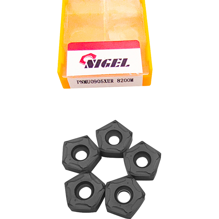 Pnmu0905 Shoulder Carbide Milling Inserts Machine Steel Lathe Tools Cutting Indexed Milling Tools for Milling Cutter