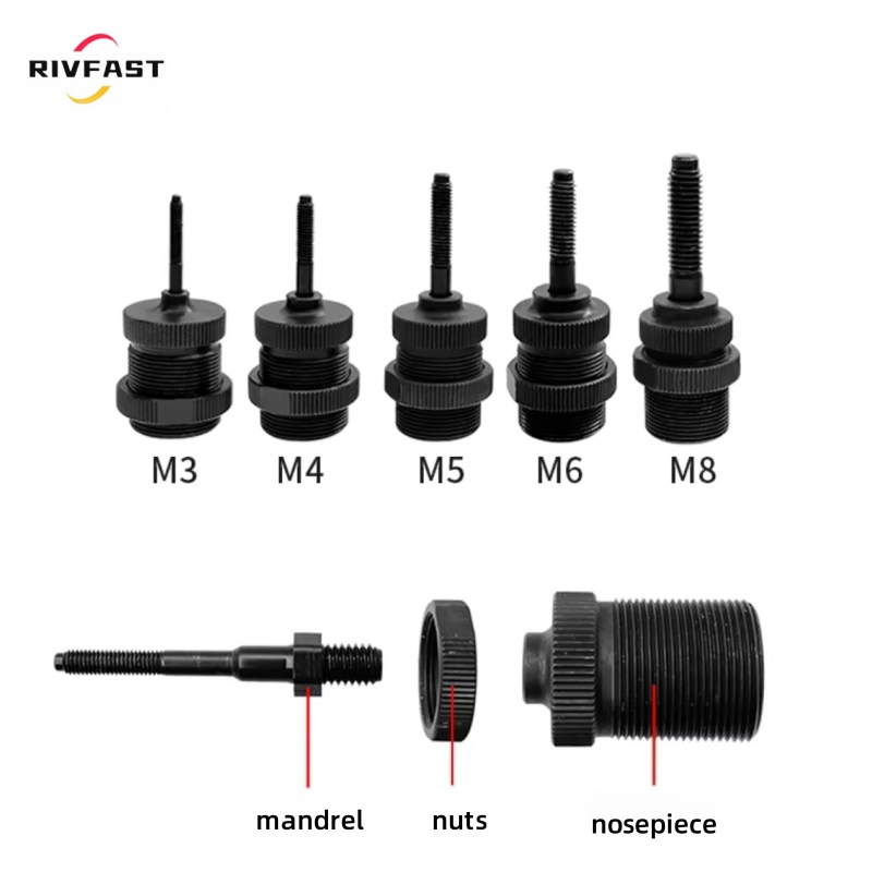 Пневматическая заклепочная машина Rivet Nut Gun M3-M8