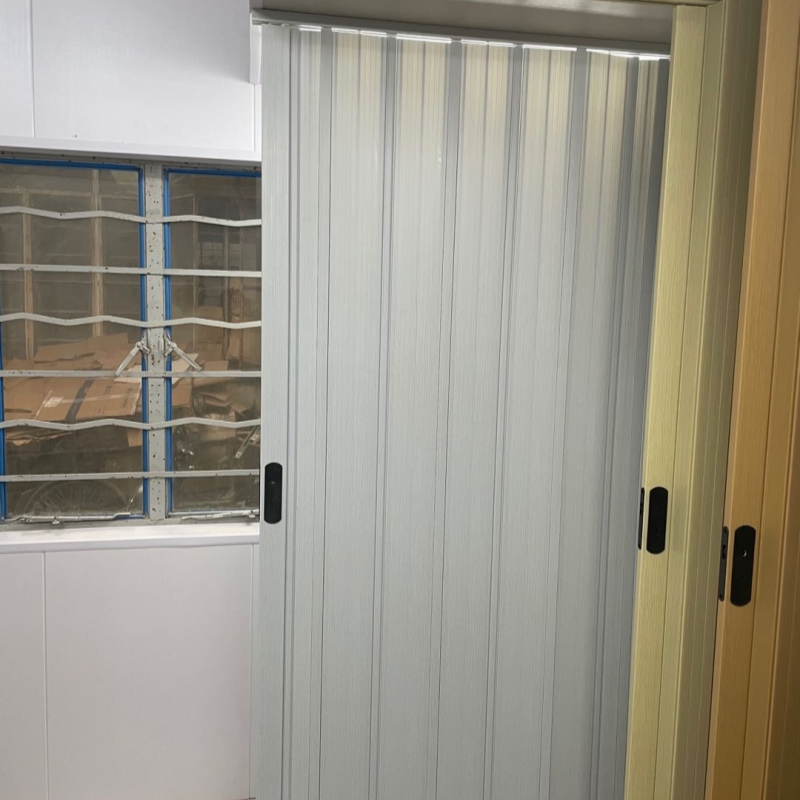 Economic Decoration Material Plastic Folding Door for Internal Room Decoration