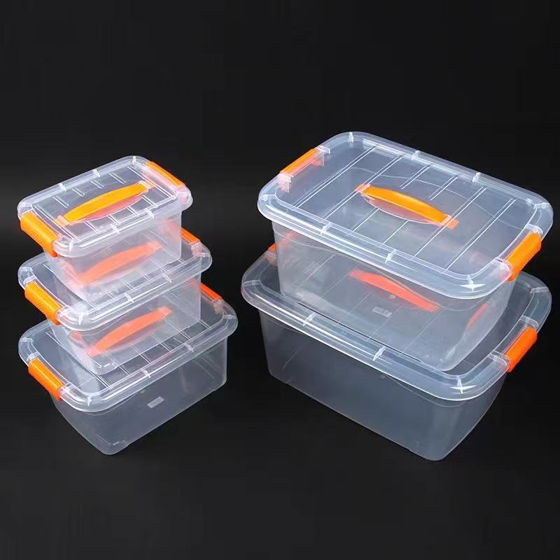 Wholesale Cake IP68 IP67 1500ml Waterproof Disposable Stackable Fruit Vegetable Packaging ABS Transparent Small File Cookie Clear Container Storage Plastic Box
