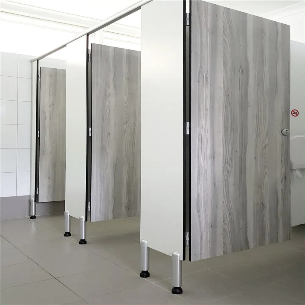 Low Maintenance Cost Over Time Full Height Phenolic Board HPL Panel Toilet Cubicle Partition for Washrooms