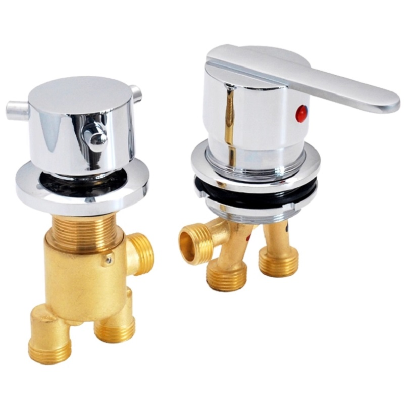 Смеситель для ванны 2в1 с переключателем душ/излив