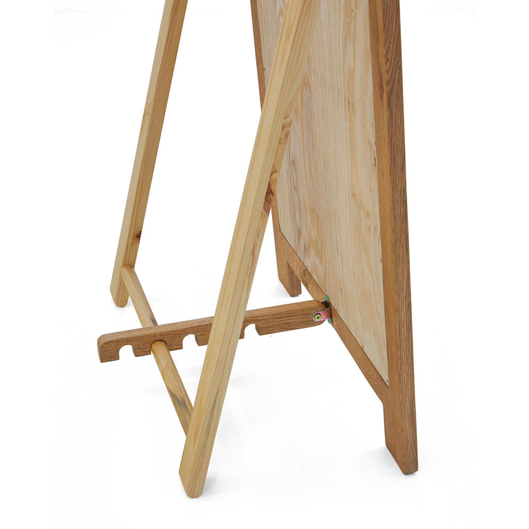 Home Bedroom Decorative Floor Dressing Oak Cheval Mirror