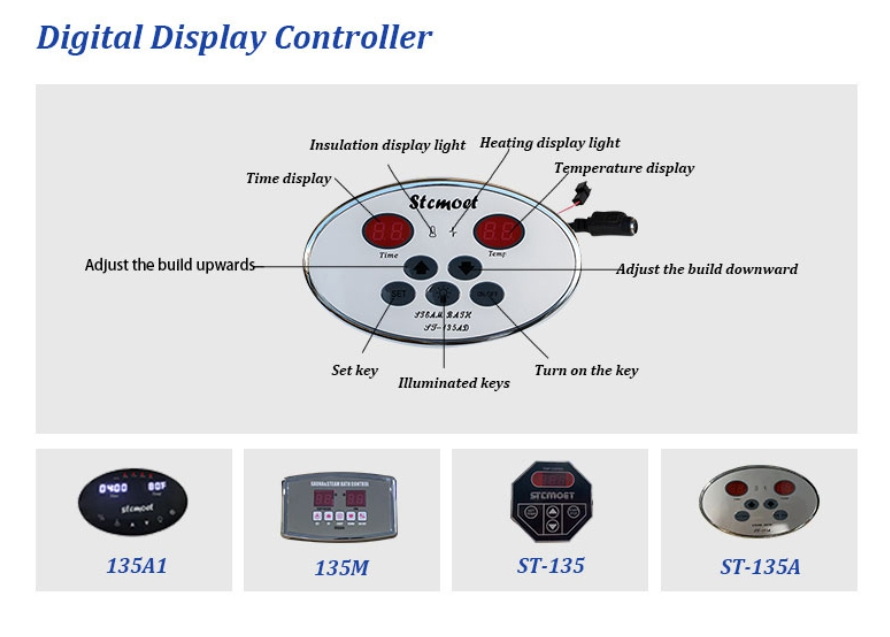 Парогенератор STCMOET 12 кВт для сауны, настенный