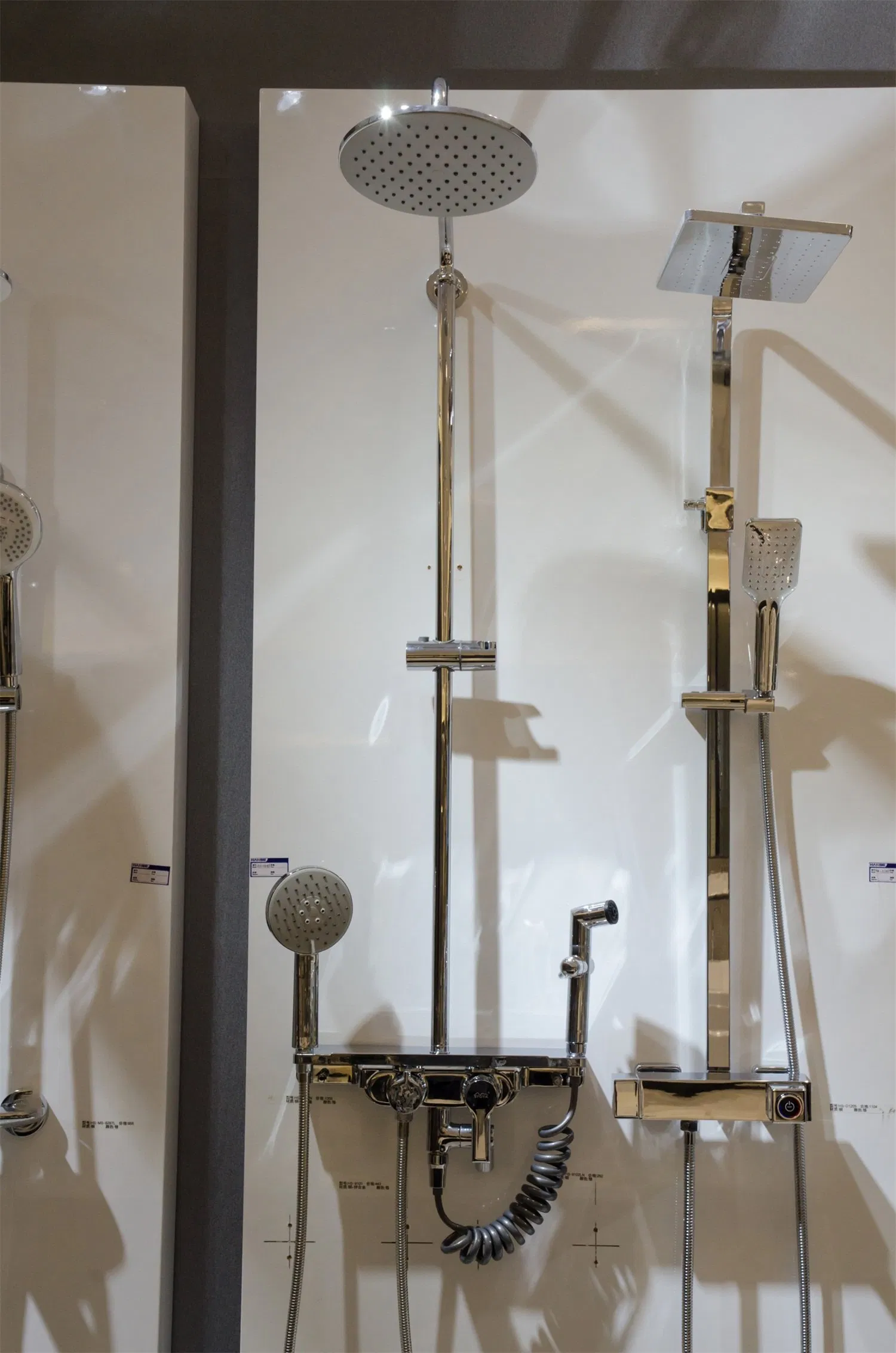 Chrome Color Bath Set Unit Thermostatic Faucet Bathroom Shower