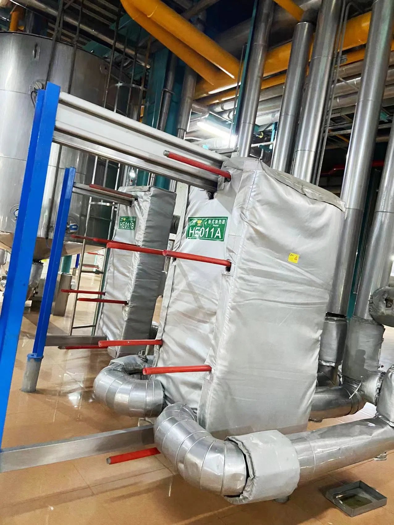 Silicone Coating Cloth+Cryigel Material Insulation Blanket for Heat Exchanger
